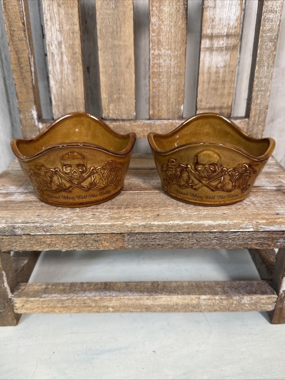 Disney Parks Disneyland Set Of 2 Mini Bowls Pirates Of The Caribbean New